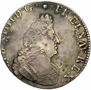 ½ Ecu of Flanders with insignia - Louis XIV round shield obverse image