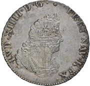 ½ Ecu of Flanders with insignia - Louis XIV pointy schield obverse image