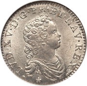 ½ Écu - Louis XV obverse image