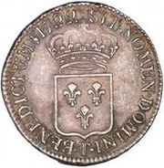 ½ Ecu - Louis XV, France, 1720-1724 reverse image