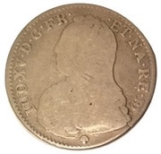 ½ Écu d'argent de Béarn dit "aux branches d'oliviers" - Louis XV obverse image