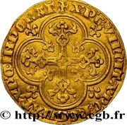 Agnel d'or - Louis X, France, 1315 reverse image