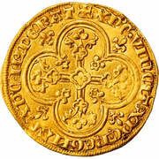 Agnel d'or - Charles IV, France, 1322 reverse image