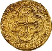 Gold Ecu with Chair - Edward III, France, 1337-1360 reverse image