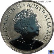 1 Dollar - Elizabeth II 6th Portrait - Centenary of Ginger Meggs obverse image