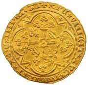 Franc à Pied - Charles V, France, 1365 reverse image