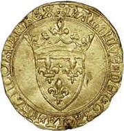 Écu d'or à la couronne - Charles VII obverse image