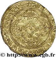 Écu d'or à la couronne - Charles VII, France, 1423-1429 reverse image