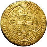 Royal d'or - Charles VII, France, 1429-1431 reverse image