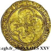 Écu d'Or - Charles VII, France, 1436-1455 reverse image