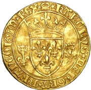 Écu d'or au briquet - Charles VII obverse image