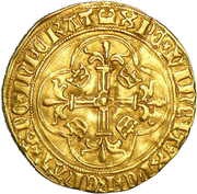 Écu d'or au briquet - Charles VII, France, 1437-1438 reverse image