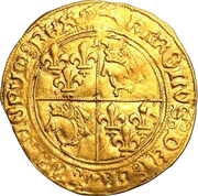 Écu d'or au soleil du Dauphiné - Charles VIII 1er type obverse image