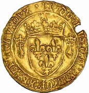 Gold Ecu with sun of Brittany - Louis XII obverse image