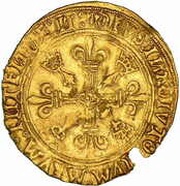 Gold Ecu with sun of Brittany - Louis XII, France, 1498-1514 reverse image