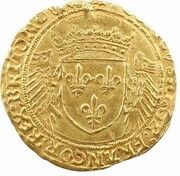Gold Ecu with porcupine of Brittany - Louis XII 1st Type obverse image