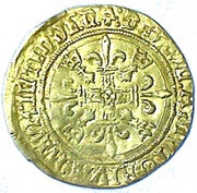 Gold Ecu with porcupine of Brittany - Louis XII 2nd Type, France, 1507 reverse image