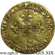 Écu d'Or - François I 1st type, France, 1515-1528 reverse image