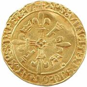 Gold Ecu with sun - Francis I 4th type, France, 1519 reverse image