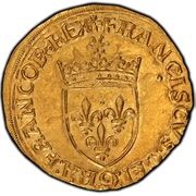 Gold Ecu with sun - Francis I 5th type obverse image