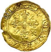 Gold ecu with the sun - Francis I 12th type, France, 1540 reverse image