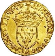 Ecu with sun - Charles X obverse image