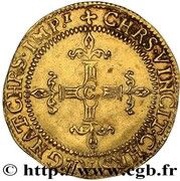Gold Ecu with sun - Henry IV Type 4, France, 1590-1610 reverse image
