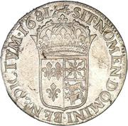 Ecu of Bearn with cravat - Louis XIV, France, 1680-1687 reverse image