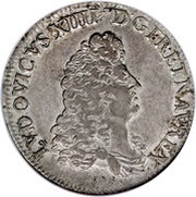 Ecu of Flanders - Louis XIV obverse image
