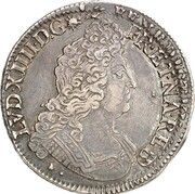 Ecu of Bearn with insignia - Louis XIV obverse image