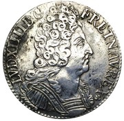 Ecu with three crowns - Louis XIV obverse image