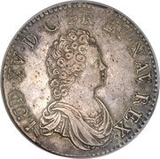 Ecu with three crowns - Louis XV obverse image