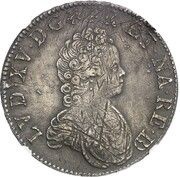 Ecu "Vertugadin" of Bearn - Louis XV obverse image