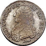 1 Écu - Louis XVI obverse image