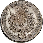 1 Écu - Louis XVI, France, 1775-1791 reverse image