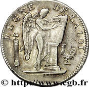 6 Livres, France, 1793 reverse image