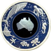 1 Dollar - Elizabeth II 6th Portrait - Great Southern Land - Ocean reverse image