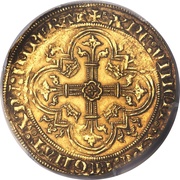 Double d'or - Philip VI, France, 1340 reverse image