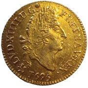 ½ Gold Louis with four Ls - Louis XIV obverse image