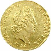 ½ Gold Louis with insignia - Louis XIV obverse image