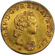 ½ Louis d'Or - Louis XV obverse image