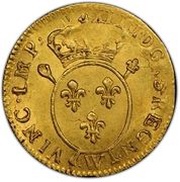 ½ Louis d'Or - Louis XV, France, 1716 reverse image