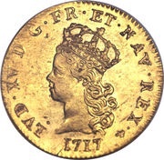 ½ Louis "of Noailles" - Louis XV obverse image