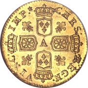 ½ Louis "of Noailles" - Louis XV, France, 1717-1718 reverse image