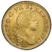 ½ Louis d'Or - Louis XV obverse image