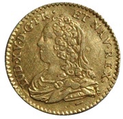 ½ Louis d'Or - Louis XV obverse image