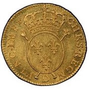 1 Louis d'Or - Louis XV, France, 1716 reverse image