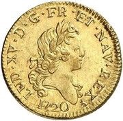 1 Louis d'or aux deux L - Louis XV obverse image