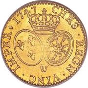 1 Louis d'Or - Louis XV, France, 1740-1774 reverse image