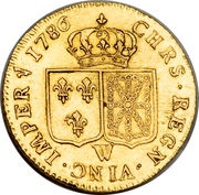 1 Louis d'Or - Louis XVI, France, 1785-1791 reverse image